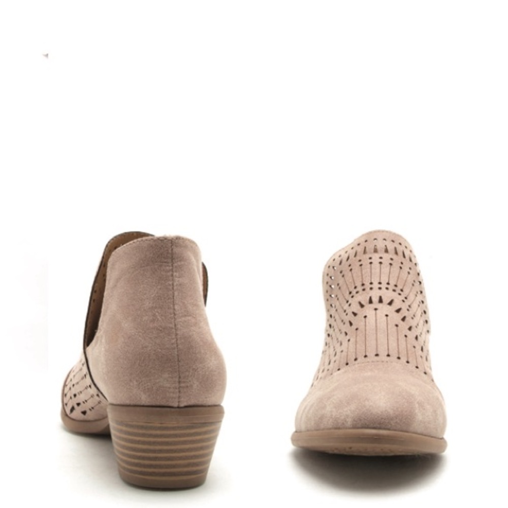 Black Slip-On Ankle Booties - Picture 3 of 3
